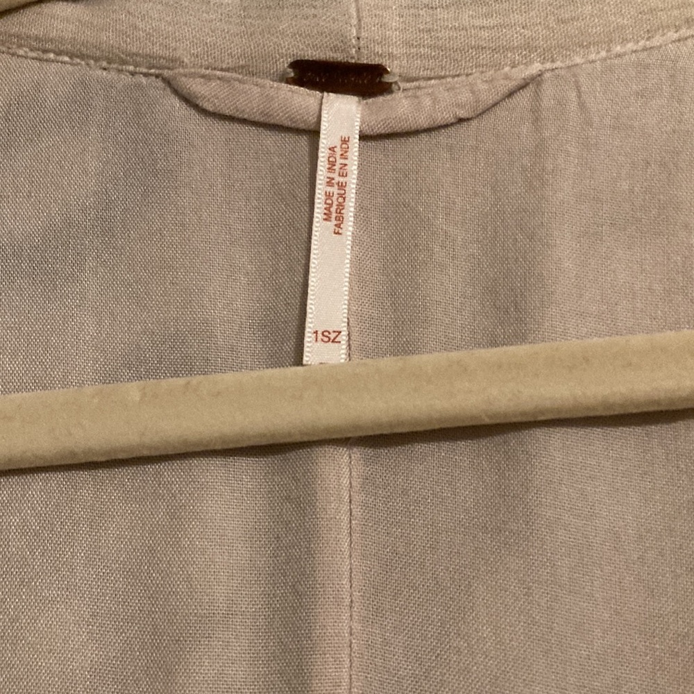 Free People ,  Beige, and Blue Women's Kimono - Picture 8 of 14
